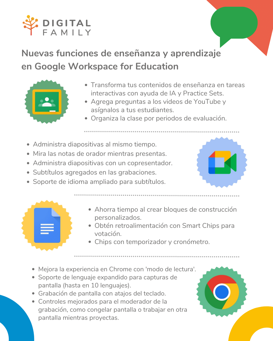 Verano de aprendizaje con Google Workspace for Education → Innovando Juntos