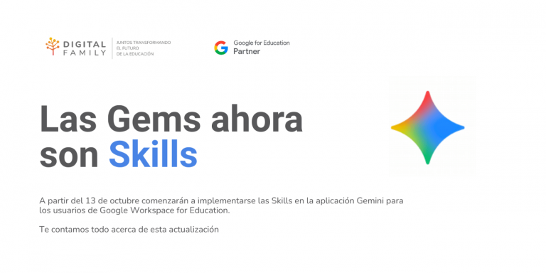 Gemini de Gems a Skills, lo que necesitas saber sobre el cambio